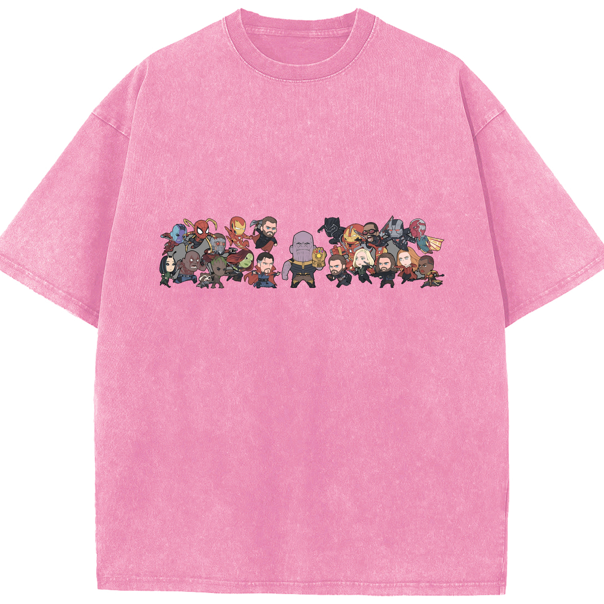 （画像用） アベンジャーズ The Avengers 綿100% ヴィンテージ風 半袖Tシャツ（フロントプリント）